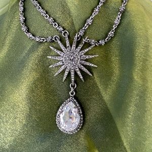 Rodrigo Otazu Statement Swarovski Crystal Necklace